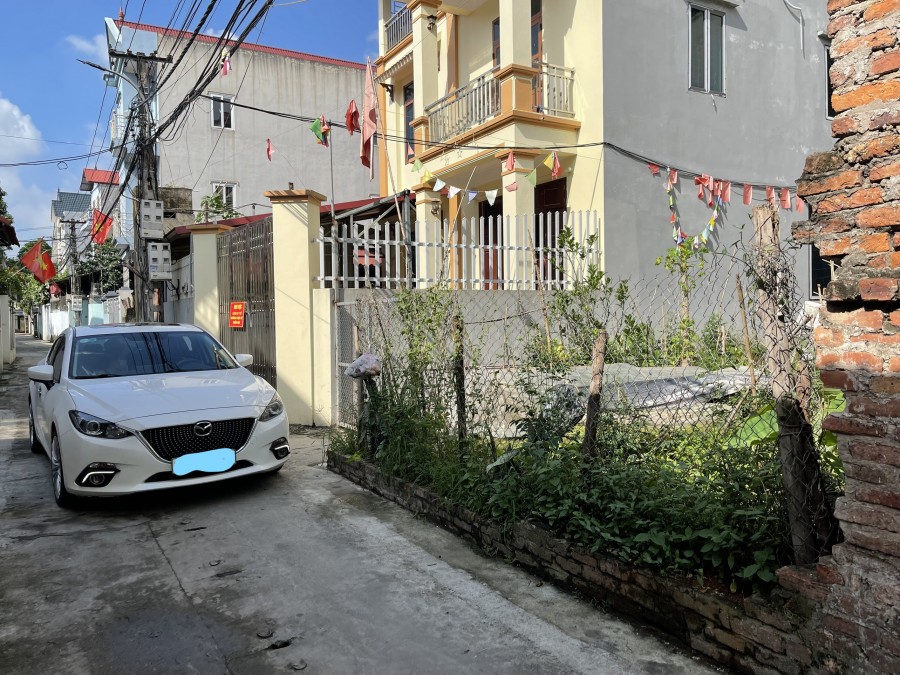 Bán đất Lễ Pháp Tiên Dương Đông Anh 60.4m2 lô góc ngõ thông ô tô đỗ cửa
