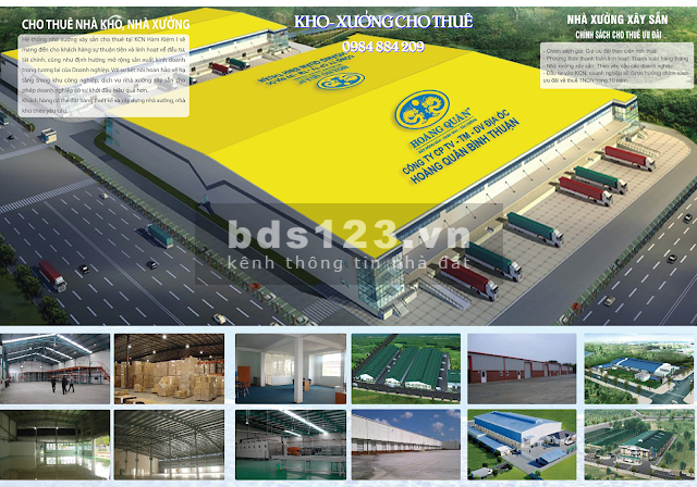 Cho thuê đất KCN hoặc Nhà xưởng tại KCN Hàm Kiệm 1