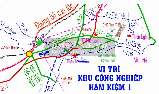 Cho thuê đất KCN hoặc Nhà xưởng tại KCN Hàm Kiệm 1