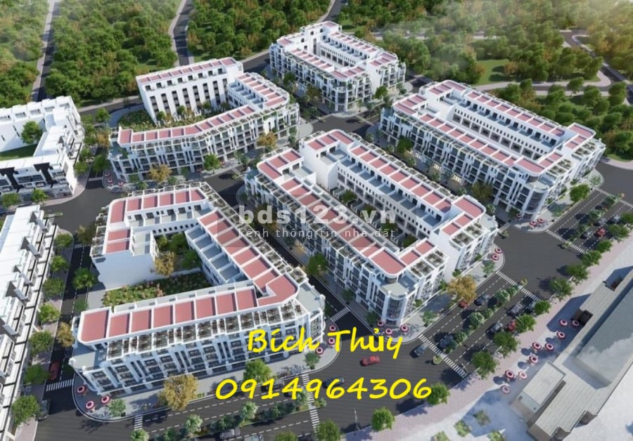 Nhà mặt phố 4 tầng Shophouse Kim Tân, mt 5m, sổ đỏ chính chủ sổ từng nền, bàn giao ngay