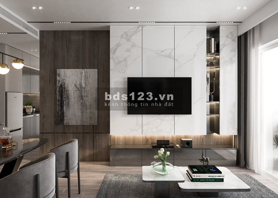 Bán căn hộ Tecco Home Bình Dương, 2 phòng ngủ, dt 48m2, giá bán 1.1 tỷ