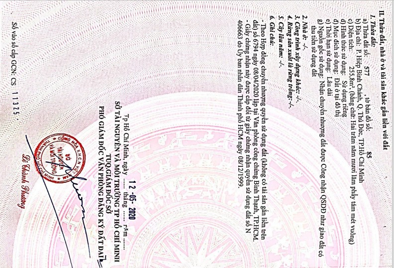 Bán nền đất đường mặt tiền đường số 10, phường Hiệp Bình Chánh, Tp Thủ Đức, Tp Hồ Chí Minh.