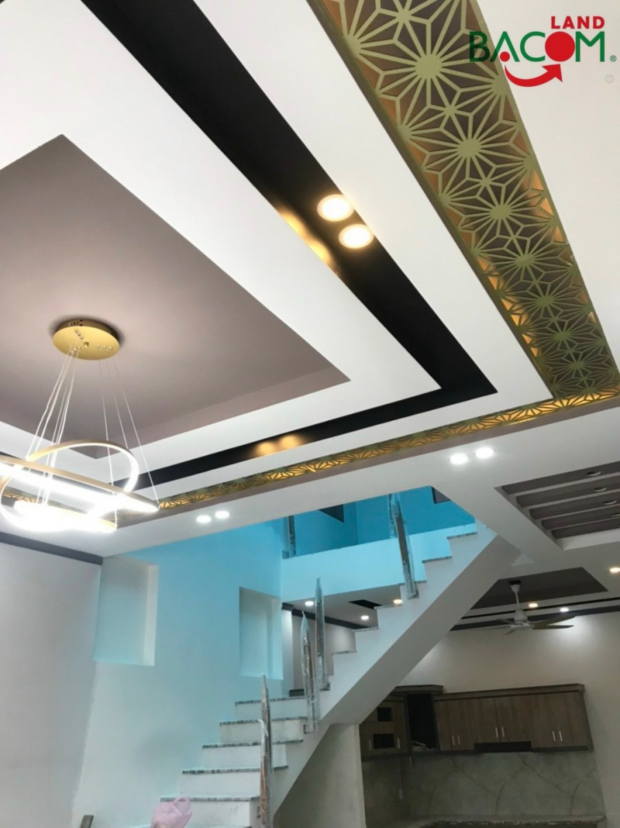 Nhà 1 trệt 1 lầu liền kề KDC Tân Phong, SHR thổ cư, đường 2 xe hơi tránh nhau