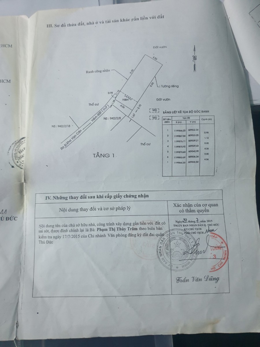 Chính chủ cần bán nhà và cho thuê mặt bằng kinh doanh Linh Đông Thủ Đức