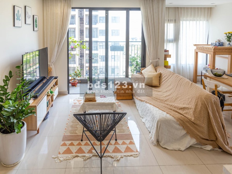 Cho thuê căn hộ CC Vinhomes Smart City 64m2 - 2Pn đầy đủ nội thất. Giá: 10Tr/Th