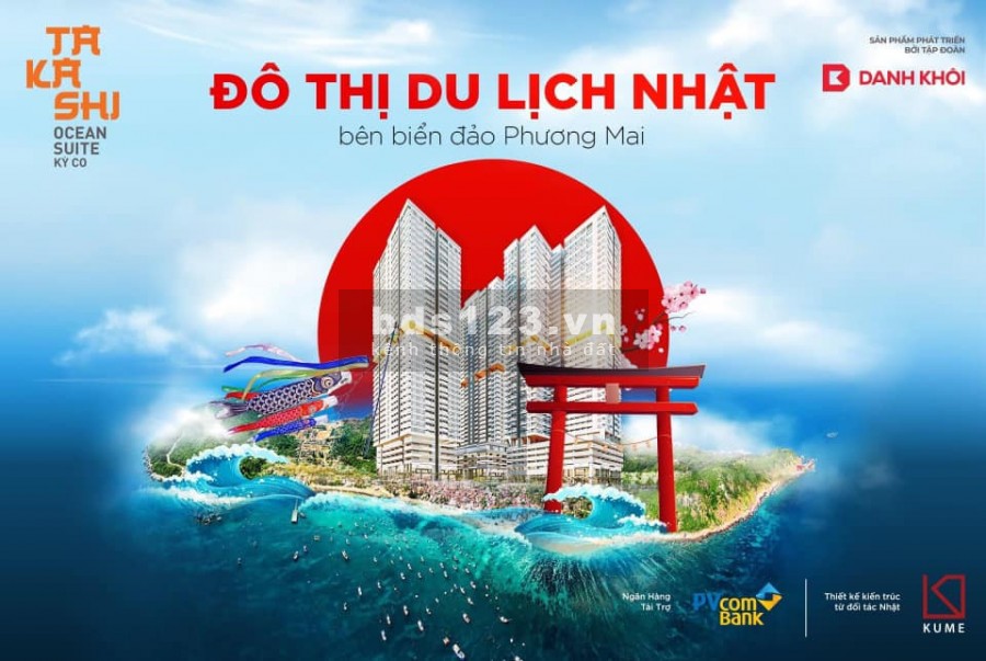 Căn hộ phong cách Nhật Bản mặt tiền biển sở hữu lâu dài chỉ với 139 triệu