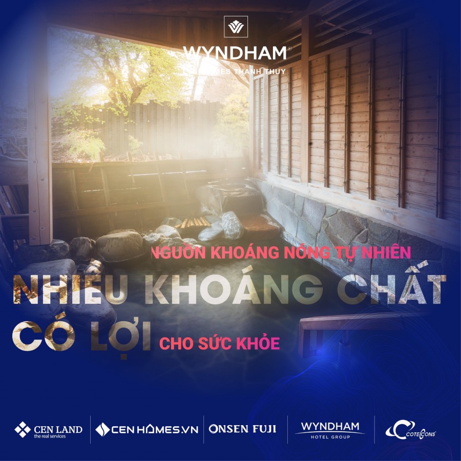 1 tỉ/ căn sở hữu căn hộ khoáng nóng đẳng cấp 5 sao tại Phú Thọ.