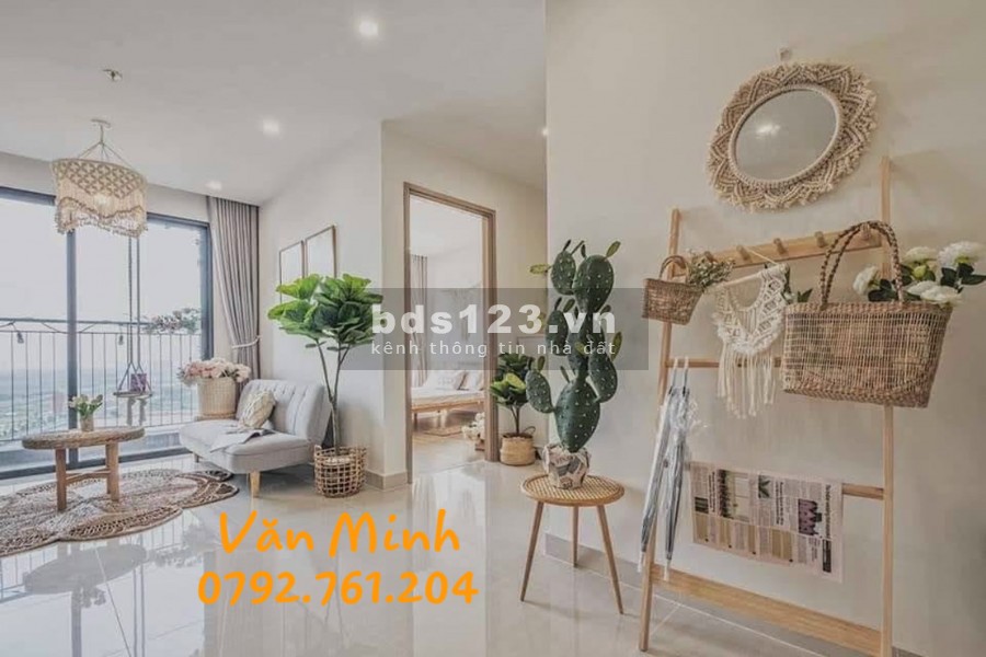 2PN1WC 59m2 đầy đủ nội thất, Vinhomes Quận 9 chỉ 1 tỷ 962tr
