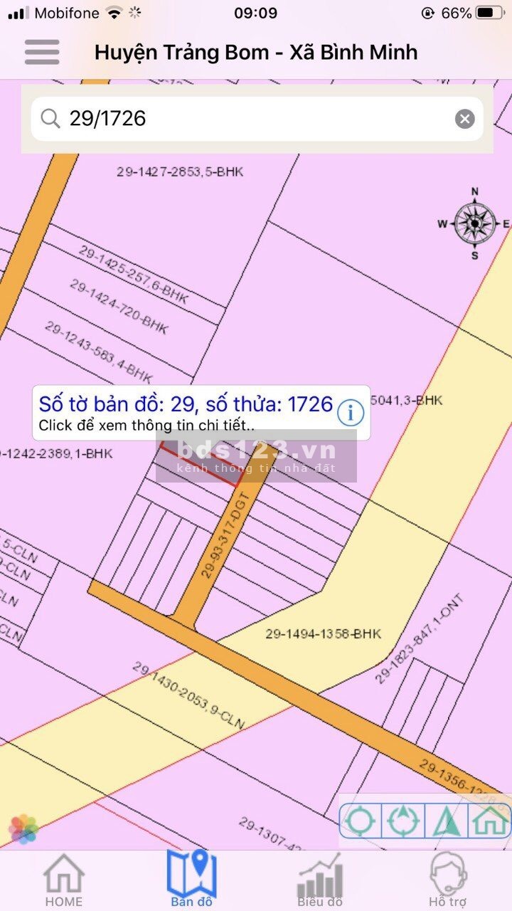 Bán đất Trảng Bom xã Bình Minh giá mềm, giá bán 1,2 tỷ, liên hệ chính chủ