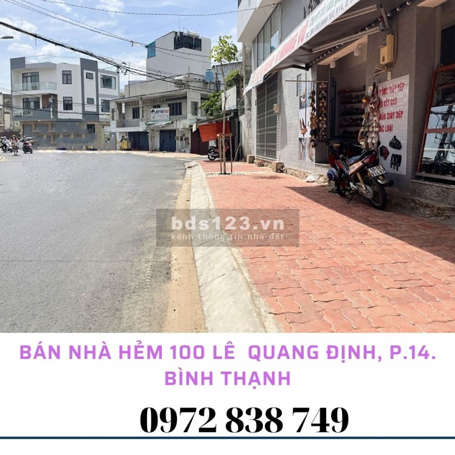 Bán gấp nhà đường Lê Quang Định Bình Thạnh, giá rẻ, 4 tầng, 2 phòng ngủ