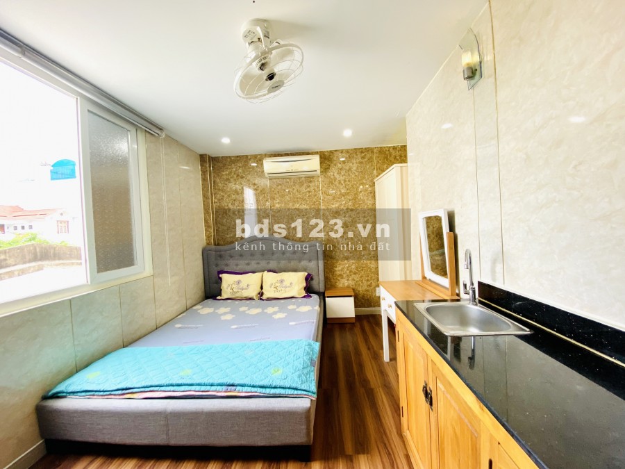 Cho thuê căn hộ dịch vụ 28m2 Trung tâm quận 7 đầy đủ nội thất view đẹp,an ninh tốt