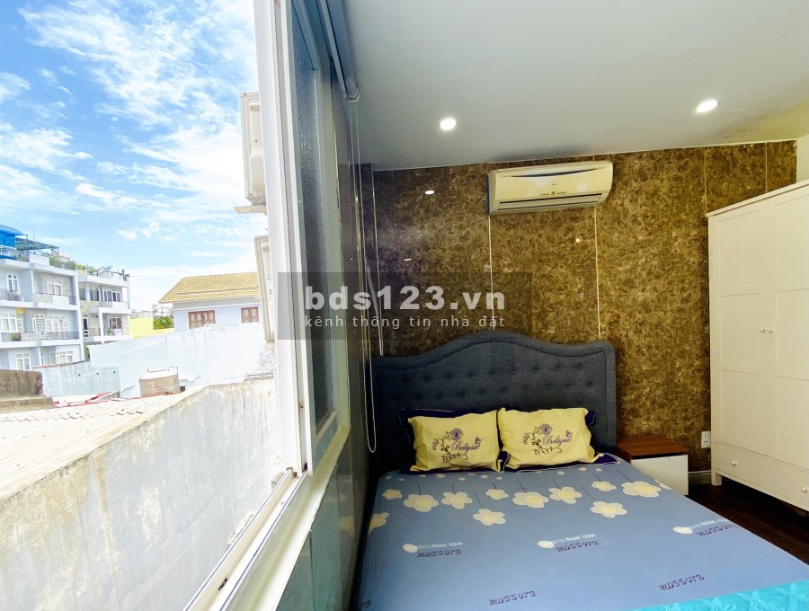 Cho thuê căn hộ dịch vụ 28m2 Trung tâm quận 7 đầy đủ nội thất view đẹp,an ninh tốt