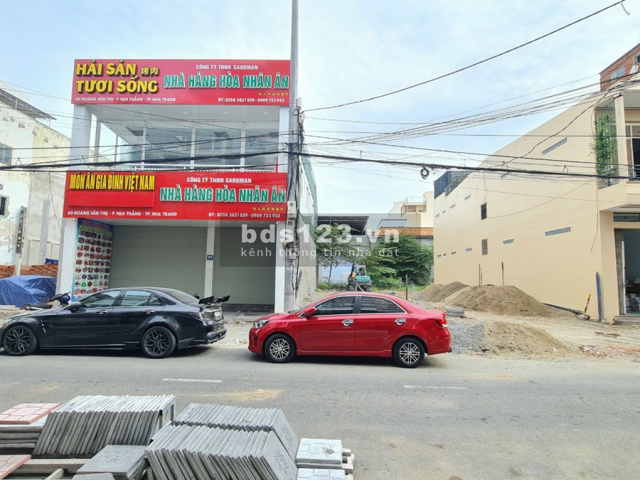 Bán nhà mặt tiền 60 Hoàng Văn Thụ, p. Vạn Thắng, tp. Nha Trang.