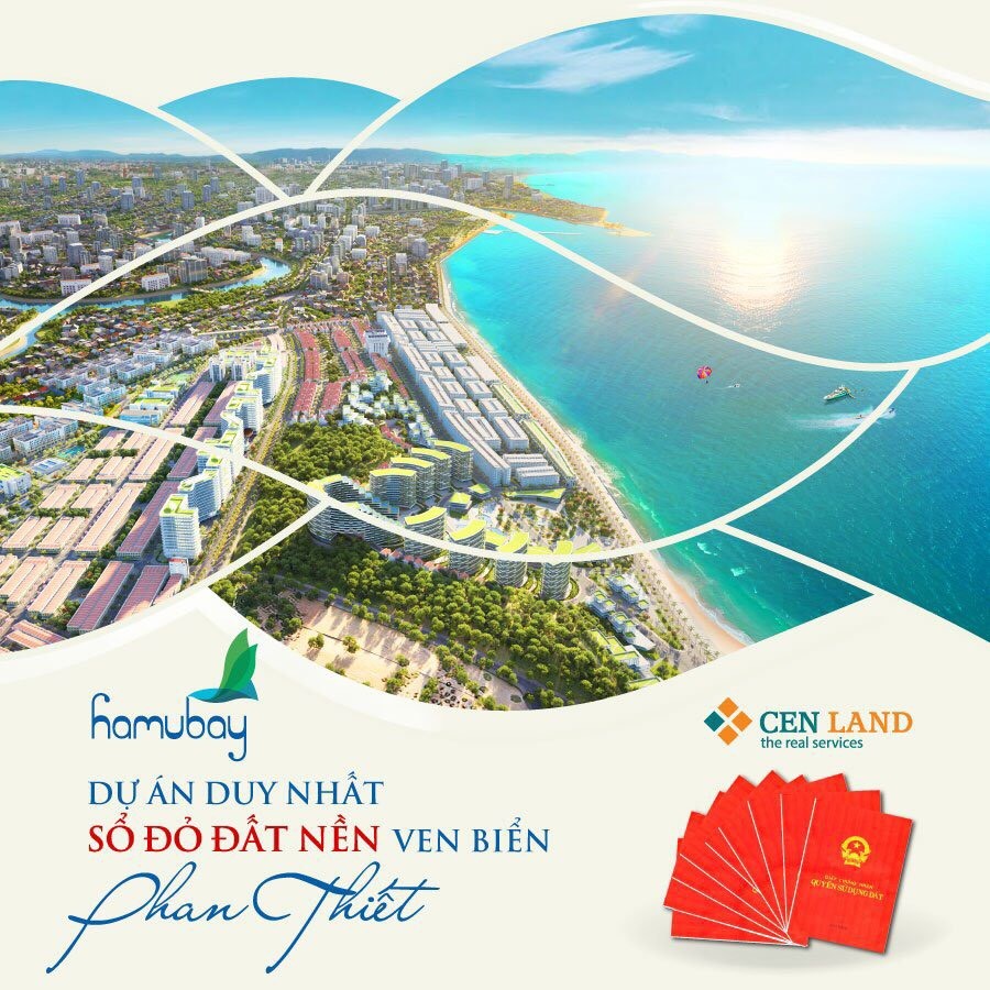Cần bán ngay 1 lô đất nền khách sạn sát biển chỉ 3,1 tỷ sổ lâu dài,dự án hamubay phan thiết.