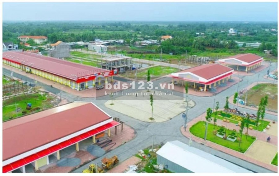 Bán đất nền mặt tiền công viên, trường học thị trấn Thạnh Phú