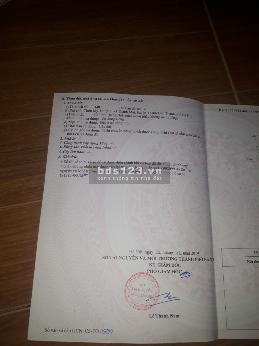 Bán đất thổ cư đẹp chính chủ, giá cả thương lượng, lh 0936378429