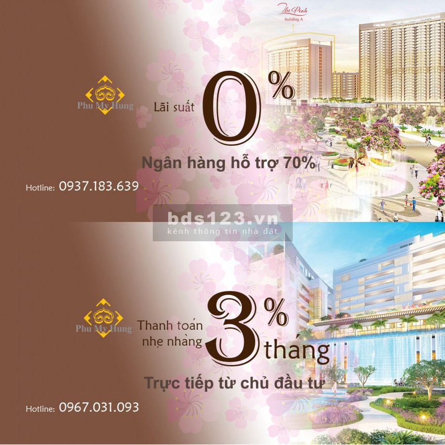 Căn Hộ Cao Cấp The Peak ngay tại khu phức hợp MidTown từ chủ đầu tư Phú Mỹ Hưng