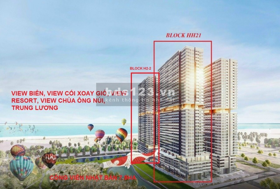 Căn hộ nghỉ dưỡng ven biển Quy Nhơn pháp lý sở hữu vĩnh viễn, giá 1.39 tỷ