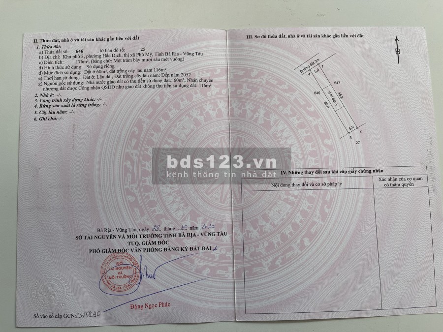 14 nền khu B thuộc khu phố 1 Hắc Dịch, giữ chỗ 20 triệu/nền nôi bộ mở bán tháng 6/2021