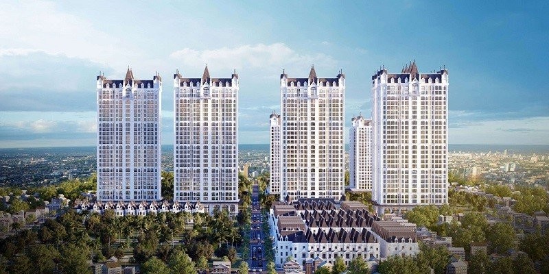 Bán că hộ chung cư cao cấp, tiện ích cảnh quan vượt trội, kiến trúc Pháp