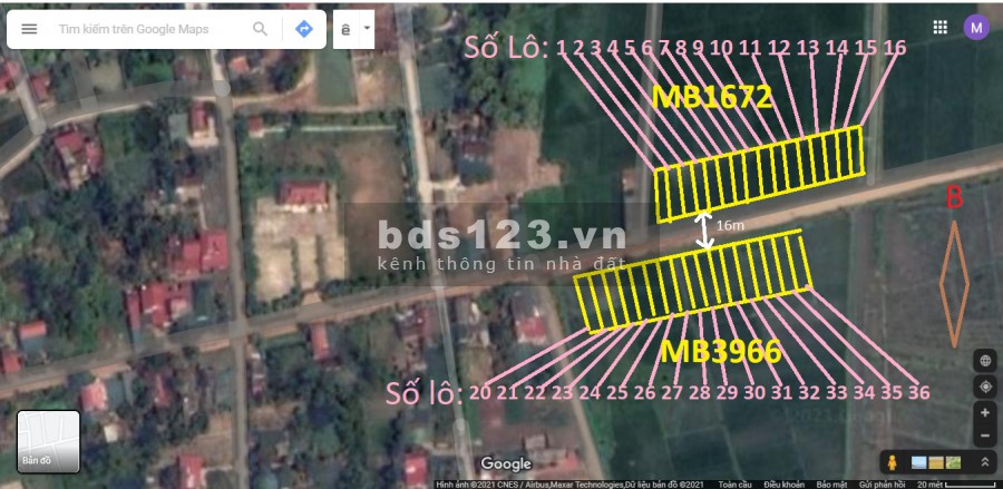Bán lô đất nền vừa đấu giá xong tại xã Công Liêm huyện Nông Cống tài chính hơn 400 tr