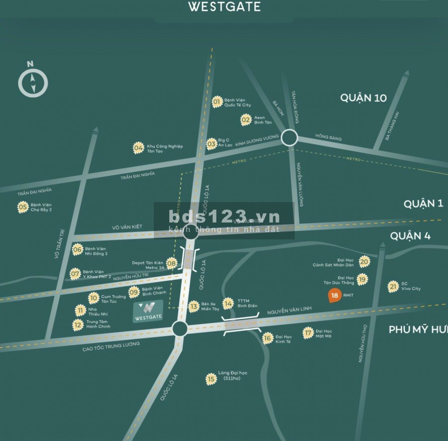 West Gate Park – dự án hiếm hoi duy nhất còn sót lại với giá chỉ 38 tr/m2 tại SG