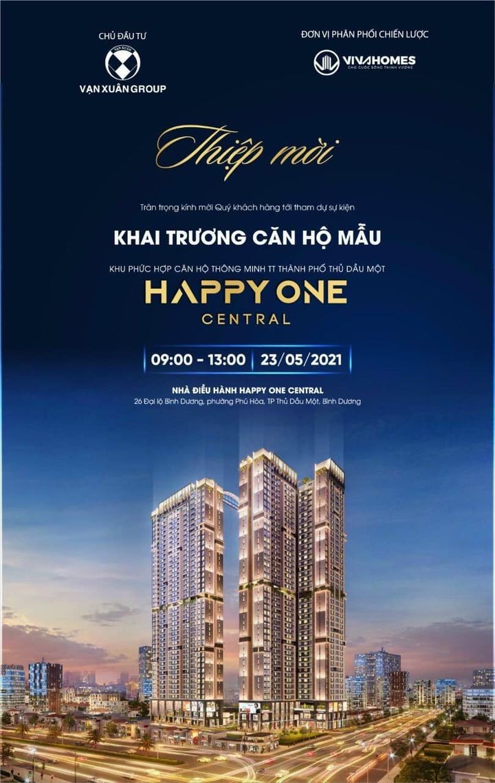 Căn hộ Happy One - Central thiết kế phong cách chuẩn Singapora, tiện ích đủ