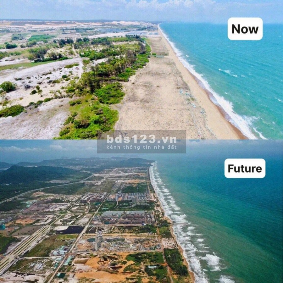 Đất mặt biển, thương mại dịch vụ, gần sân bay, cao tốc, giá đầu tư