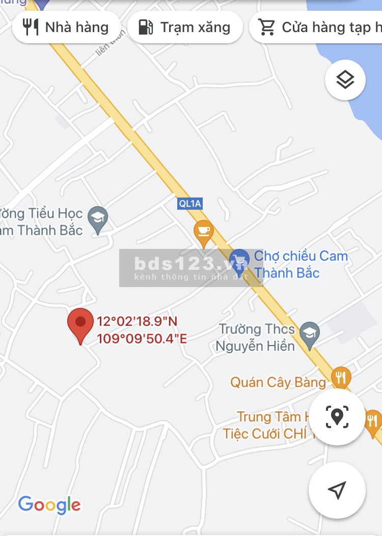 Bán lô đất siêu bom tấn hót nhất thị trường Cam Thành Bắc, tỉnh Khánh Hoà