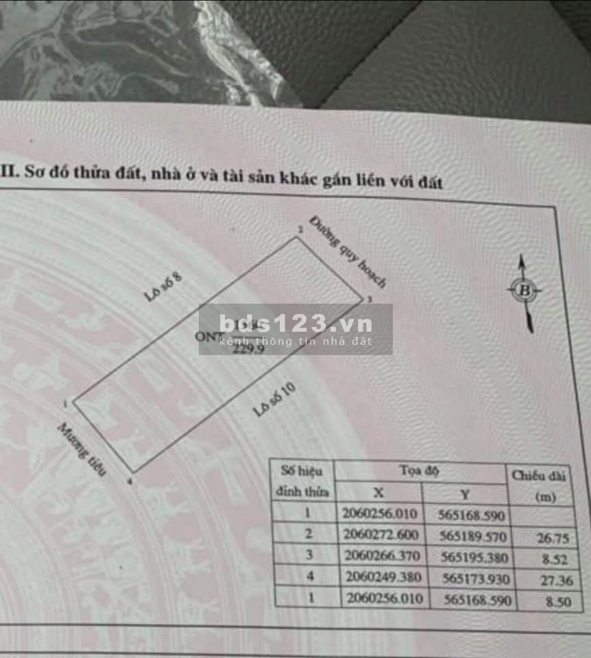 Cần bán đất Quy hoạch xóm Hồng Phong, Hưng Thông, Hưng Nguyên, Nghệ An