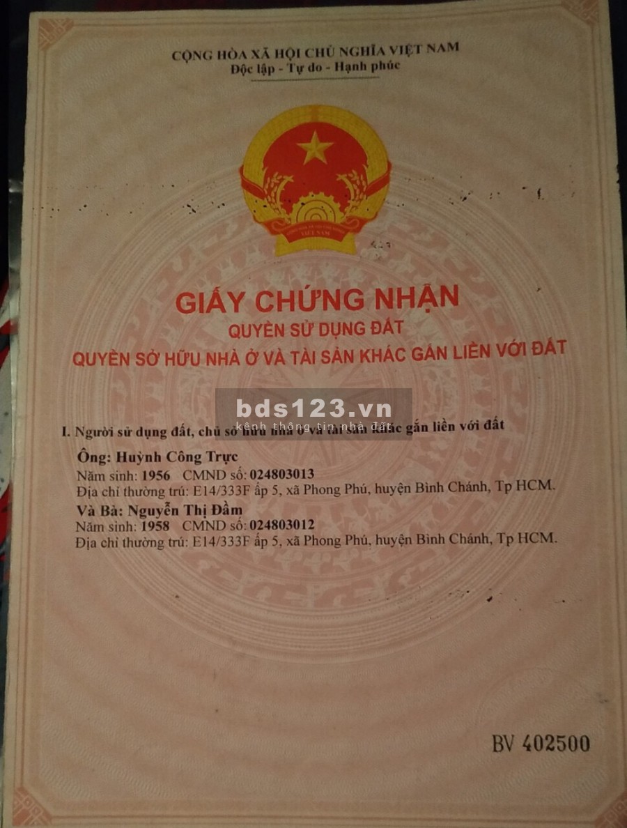 Bán gấp nhà MỚI xã Phong Phú SHR 39.7 m2 giá 2 tỷ 1 TL. Sđt: 0795.422.206 (Nhân)