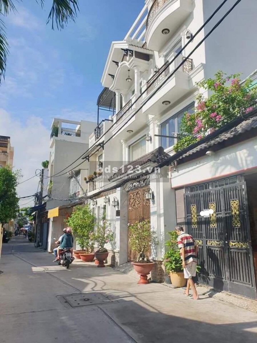 Nhà nguyên nguyên căn hẻm xe tải, diện tích 54m2, giá 6.4 tỷ, Phú Thọ Hoà