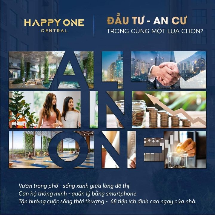 Căn hộ Happy One - Central thiết kế phong cách chuẩn Singapora, tiện ích đủ