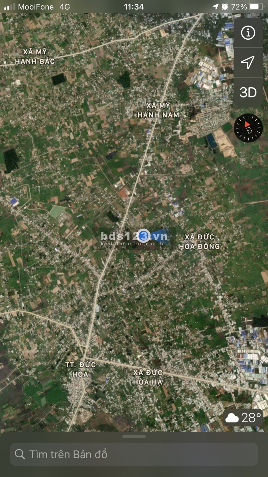 Bán Đất Đức Hòa Đông giá Rẻ gần TT Thị Trấn Đức Hòa