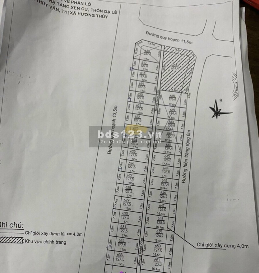 Cần Bán Siêu Phẩm KQH Dạ Lê Chánh mới đấu. Dt 127m2. Ngang 7m5