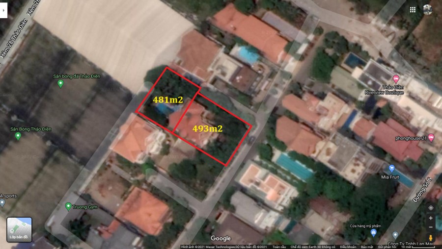 Cần bán biệt thự góc 2 mặt tiền có hồ bơi, nở hậu 26.09m, kiến trúc châu Âu
