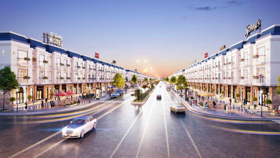Mua Nhà Phố Shophouse Villas Tặng Sổ Đất Hotline 0906307407, tiện ích đủ