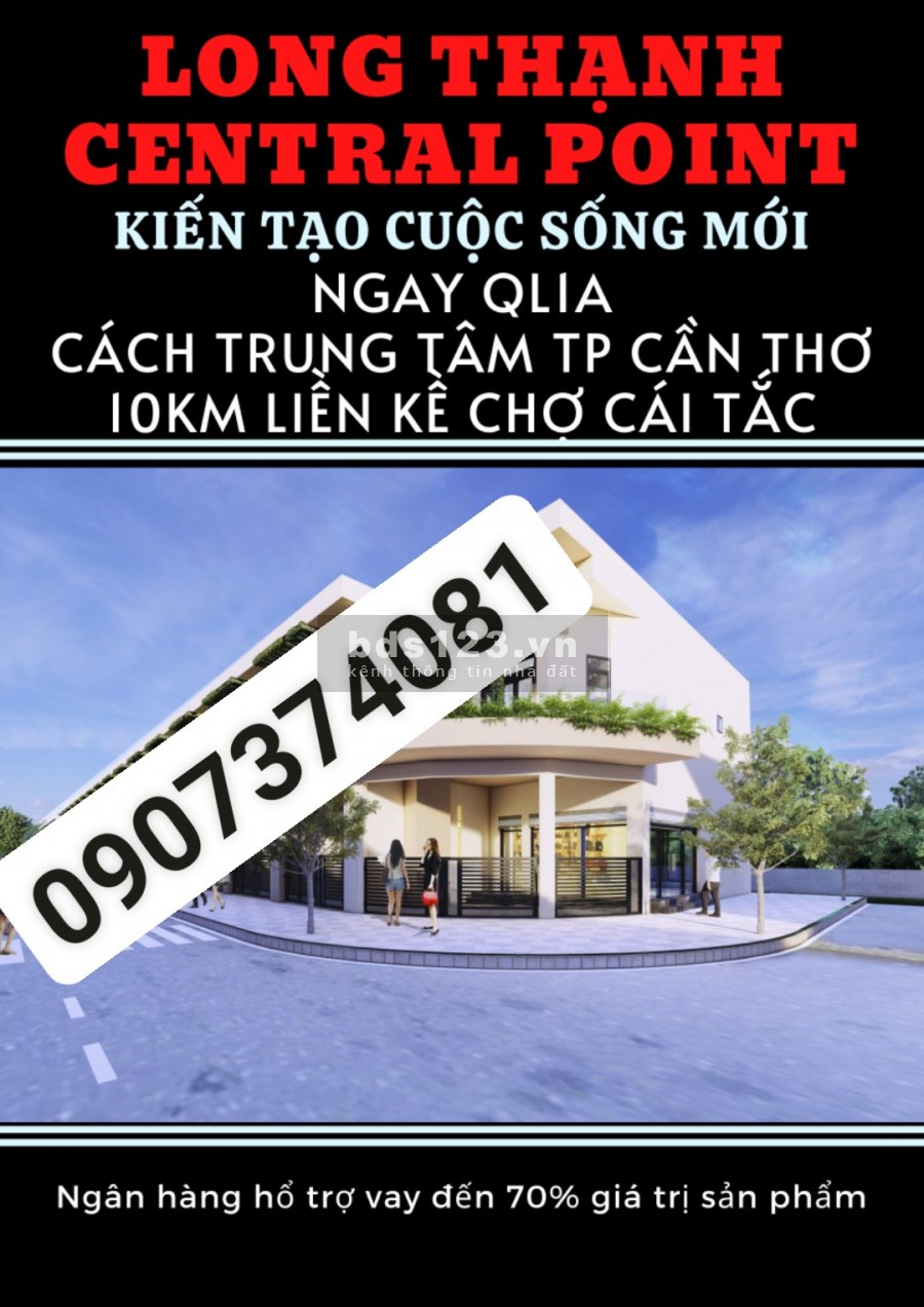 Bán đất nền Long Thạnh Centre Point, vay ngân hàng lên đến 70% giá trị sản phẩm