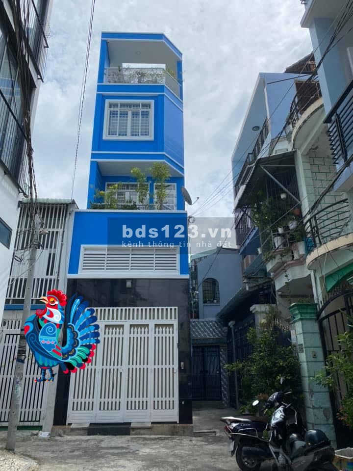 Gò Vấp bán nhà đường số 21 phuòng 8, 4 tầng bê tông cốt thép, hxe 7 chỗ giá 5,6 tỷ