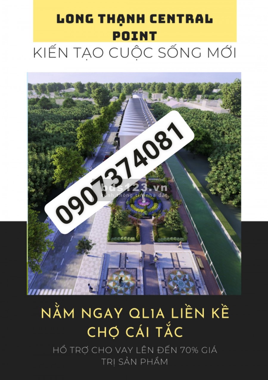 Bán đất nền Long Thạnh Centre Point, vay ngân hàng lên đến 70% giá trị sản phẩm