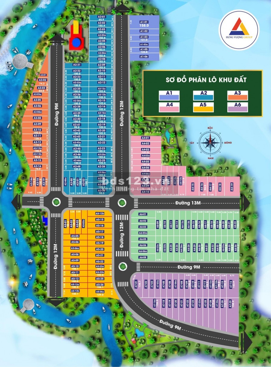 Bán dự án đất nền thổ cư An Phước Riverside, Phan Thiết đã có sổ đường 12m