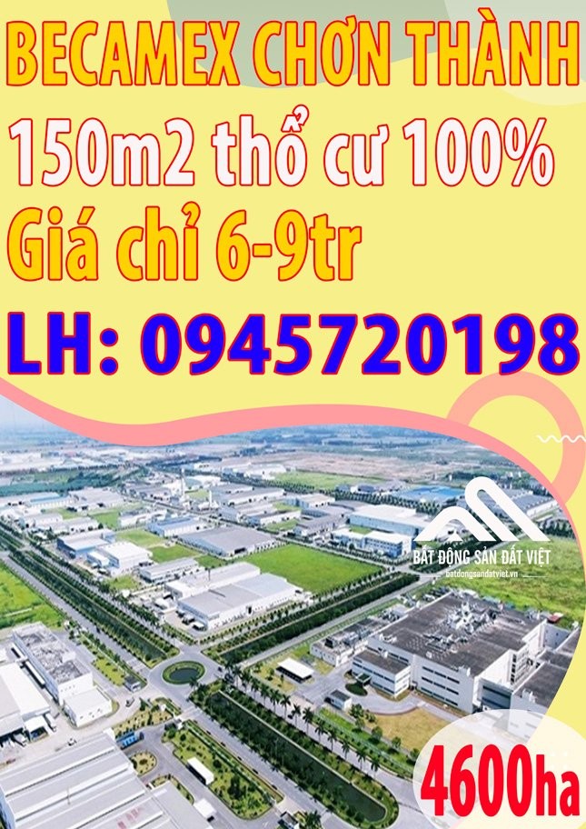 Mở bán khu phức hợp công nghiệp và đô thi Becamex Chơn Thành tỉnh Bình Phước