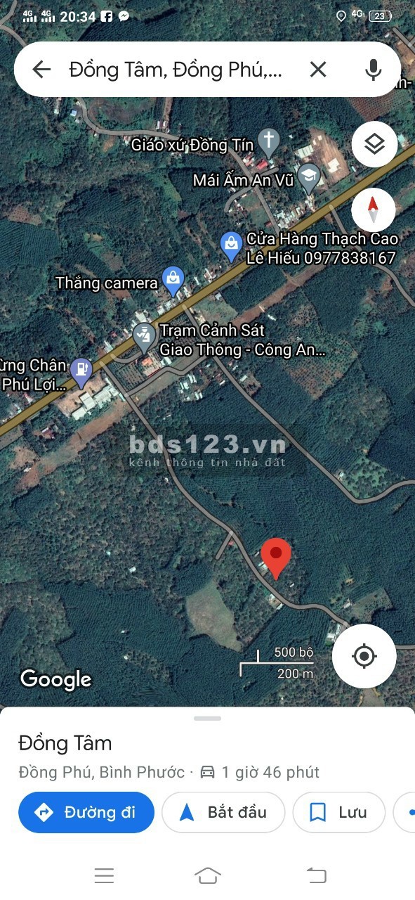 Bán đất khu vực đồng tâm Bình Phước, giá bán 550 triệu, thương lượng chính chủ