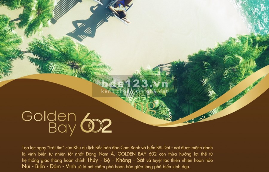 Bán Đất Khu Đô thị Golden Bay 602 Đối Diện Resort Alma , Movenpick , Vinpearl Cam Ranh Bãi Dài