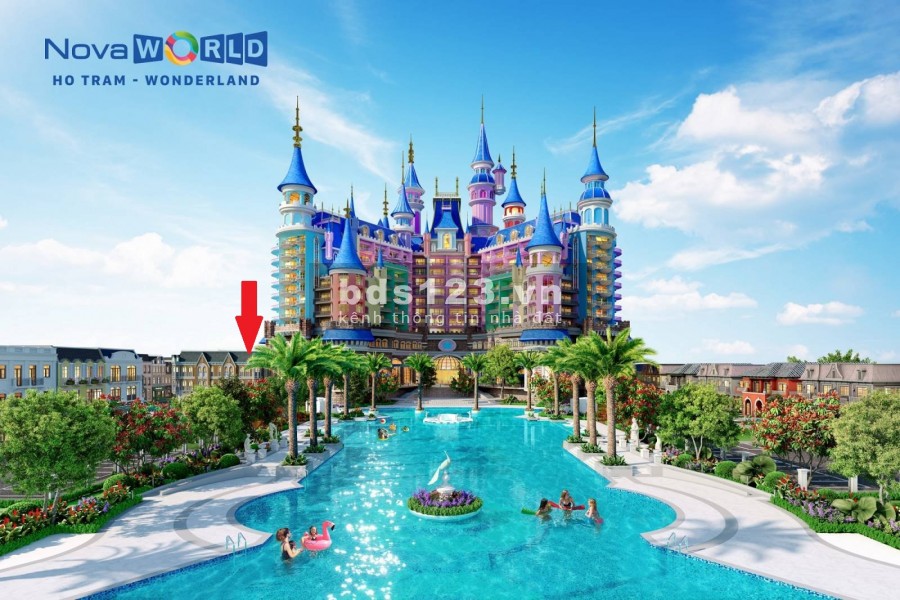Bán căn shophouse mặt tiền đường Ven Biển dự án Wonderland Hồ Tràm, lợi nhuận 60tr/ tháng