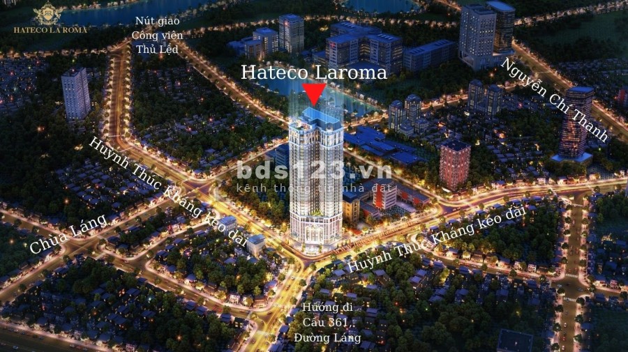 Chỉ 1.8 tỷ sở hữu căn hộ 2 pn Nguyễn Chí Thanh, ck 10%, vay 65%, ls 0% trong 24 tháng