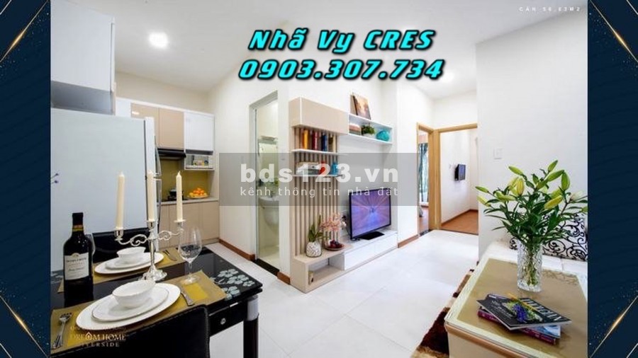 Sở hữu căn hộ Dream Home Riverside, Q8, chỉ 1,8tỷ 2PN, NH hỗ trợ vay 70%, 20 năm