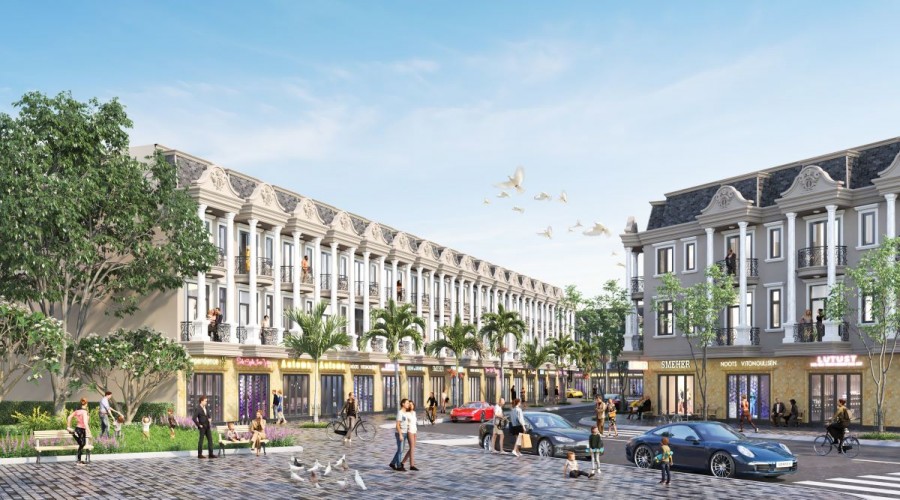 Bán nhà phố liền kề đường Nguyễn Thị Khắp, đã có sổ, 3 tầng, khu Royal Town