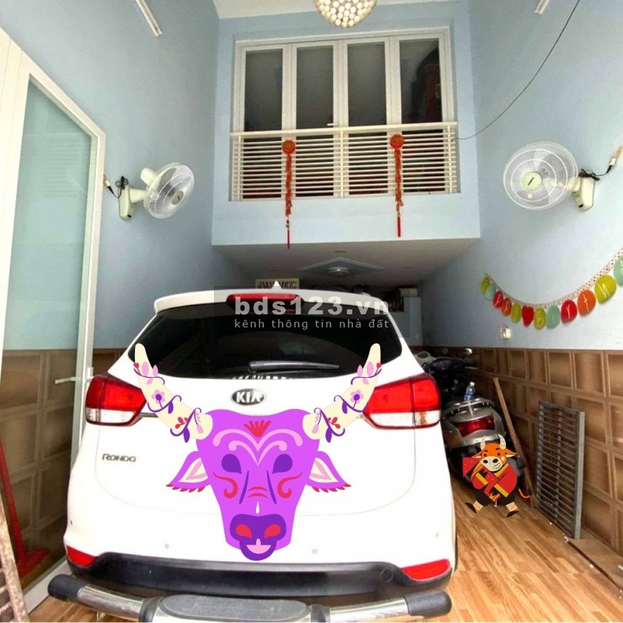 Bán nhà phường 8, Gò Vấp, hẻm xe hơi 7 chỗ giá chỉ 5.6 tỷ, xe hơi ngủ trong nhà