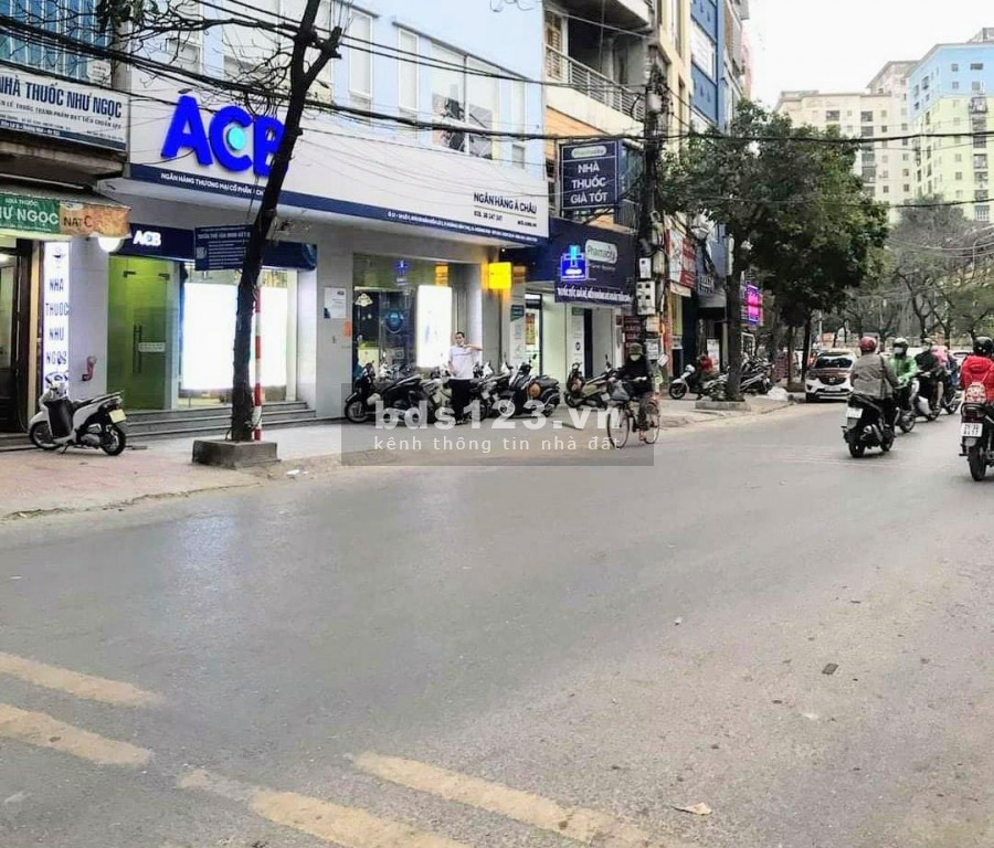 Bán nhà Mặt Phố Nguyễn Đức Cảnh, dt 81m2, mt 4.9m, Nhà C4 mặt phố, Sổ đỏ vuông đẹp